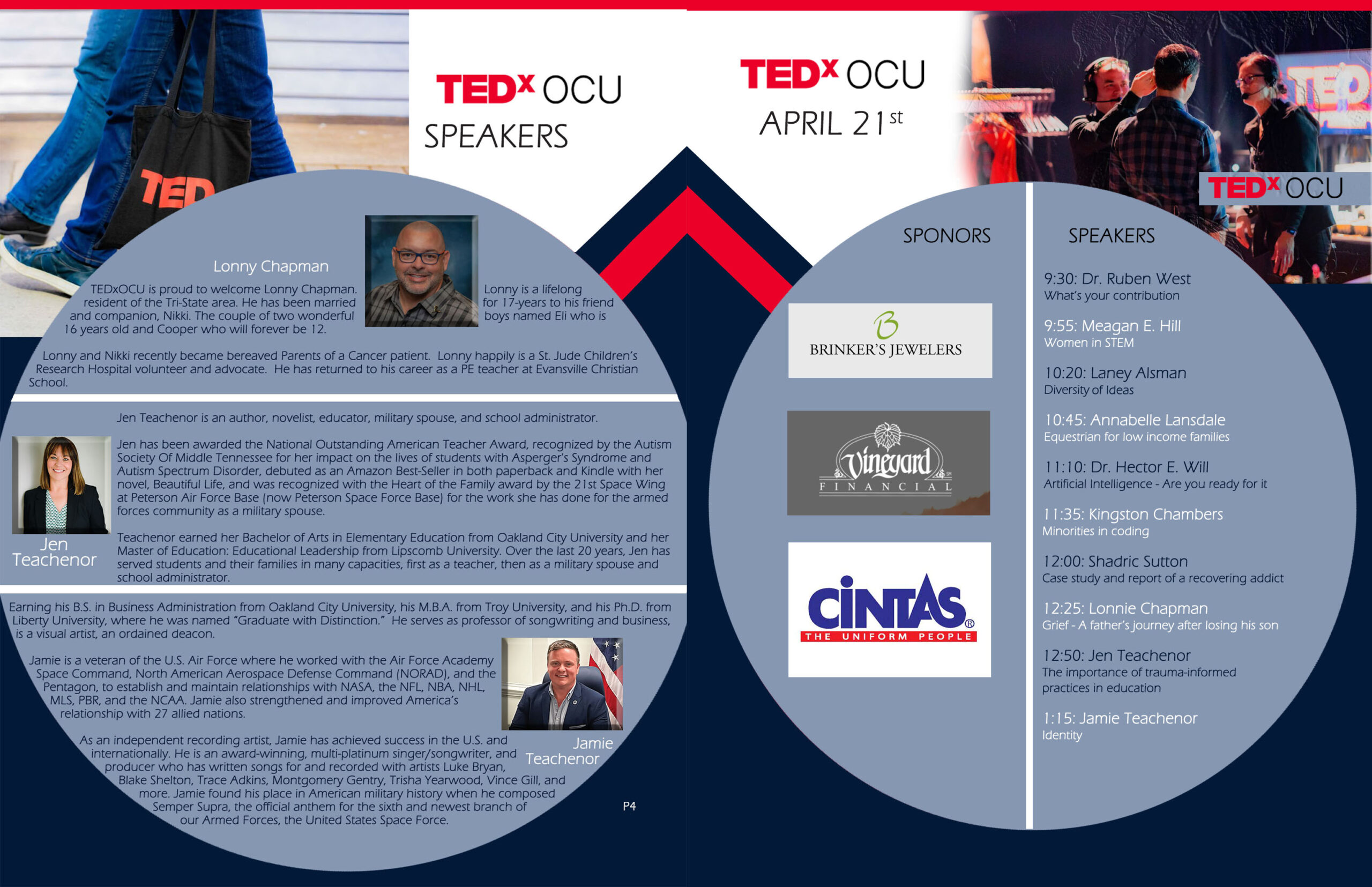 OCU TEDx Speakers 2